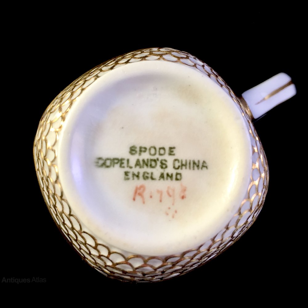 Antiques Atlas Copeland Spode Demitasse Cup And Saucer, 1910