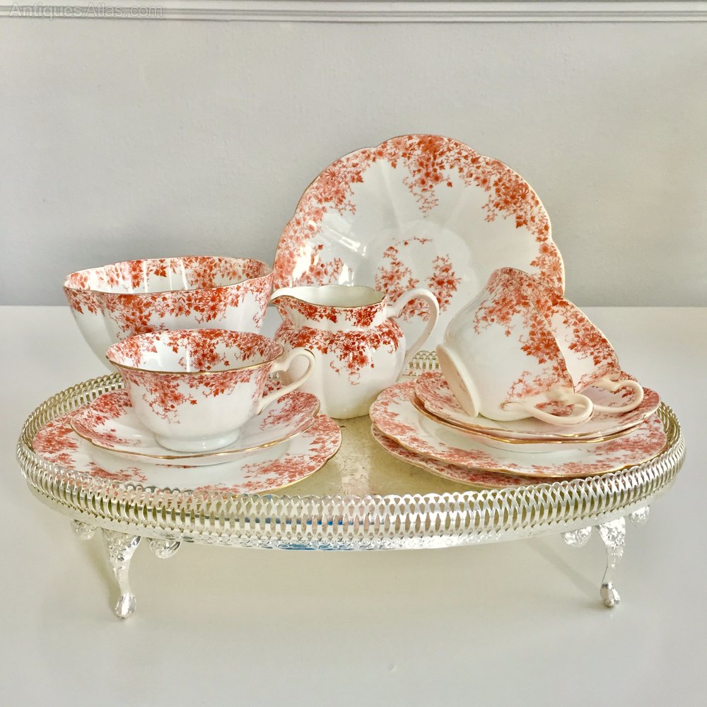 Antiques Atlas Victorian Tea Set For Three, Wileman 1895