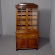 A George IV Mahogany Secretaire Bookcase.