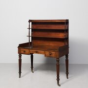 A Very Rare Mahogany Desk By James Mein Of Kelso