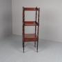 Antique George III Mahogany Narrow Whatnot