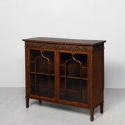 Exceptional Georgian-style Dwarf Bookcase
