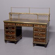 Exhibition Quality Coromandel Pedestal Desk