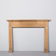 George III Pine And Carved Gesso Mantelpiece