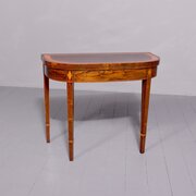 George III Rosewood Fold-Over Card Table