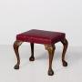 George III style rectangular stool 