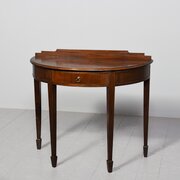 Georgian Style D Shaped Hall Table