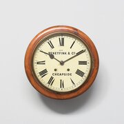 Mahogany Framed London Circular Wall Clocks