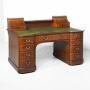 Mahogany Late 19th Century Kneehole Desk 