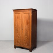 Mahogany Two-Door Robe Of Desirable Proportions