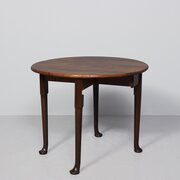 Mahogany Padfoot Drop-leaf Small Dining Table