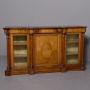 Mid-Victorian Inlaid Walnut Credenza
