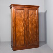 MidVictorian Mahogany 2 Door Wardrobe
