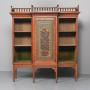 Oak and Painted Aesthetic Movement Bookcase