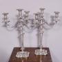 Pair of Nickle Silver Candelabra (EPNS)