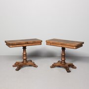 Pair Of Quality George IV Rosewood Tea Tables