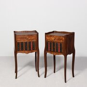 Pair Of Inlaid Kingwood Side Tables