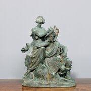 Rare Large Bronze Figure
