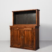 Regency Rosewood Bookcase Of Neat Proportions 