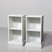 Solid Teak Cotswold-style Open Bedside Lockers