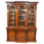 Victorian Mahogany Breakfront Cabinet Bookcase