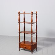 William IV Four-tier Mahogany Whatnot 