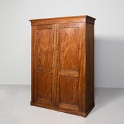William IV Mahogany Two-door Fitted Wardrobe
