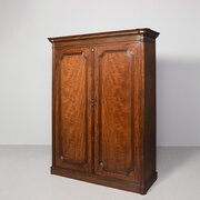   William IV Mahogany Wardrobe By S & H Jewell