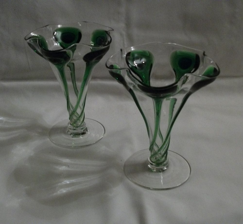 Antiques Atlas Rare Victorian Art Nouveau Wine Glasses