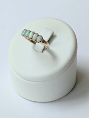 9ct Gold Five Stone Opal Ring 