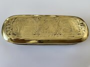 18th Cent. Dutch Brass Tobacco Box.