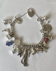 Sterling Silver Charm Bracelet