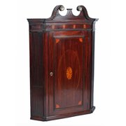 18th Century Mahogany Corner Cabinet