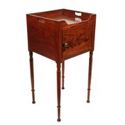 Georgian Mahogany Bedside Cabinet