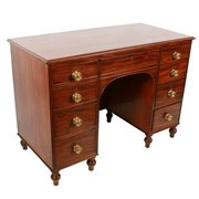 Georgian Mahogany Kneehole Table