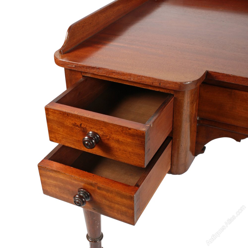 Mid 19th Century Knee Hole Side Table Antiques Atlas