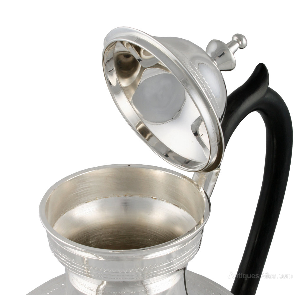 Antiques Atlas Silver Plated Coffee Pot