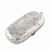 Sterling Silver Double Coin Holder