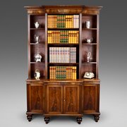 A Very Unusual & Dimunitive Breakfront Bookcase