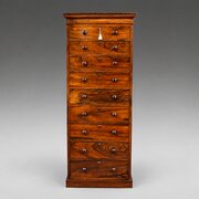 A Lovely Quality Rosewood Tall Chest Of Drawers