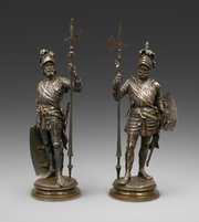 A Pair Of Bronzes By J. Boese