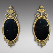 A Superb Pair Of 18thC Gilt Frame Mirrors