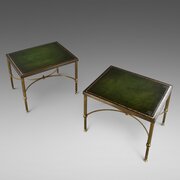 Fine Pair Brass Etageres / Side Tables