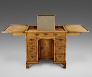 George I Walnut Knee-Hole Dressing Chest