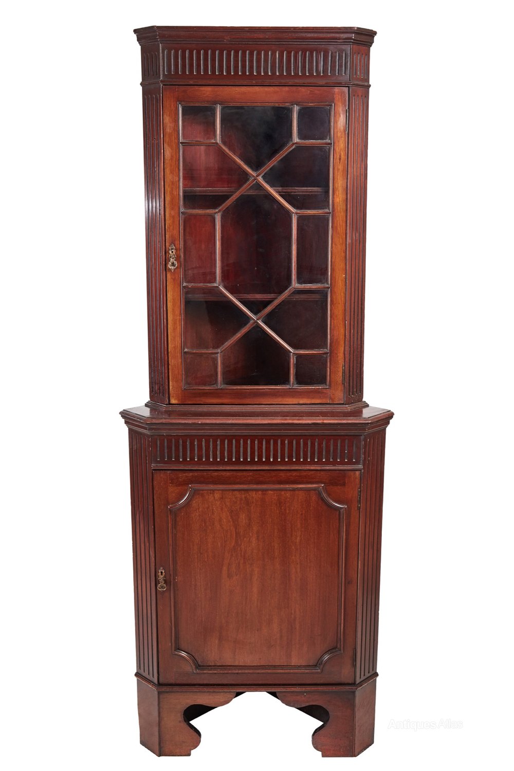 Edwardian Mahogany Glazed Corner Antiques Atlas