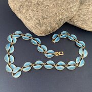 David Andersen Norwegian Silver & Enamel Necklace.