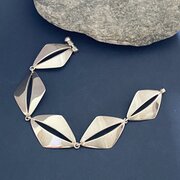Hans Hansen Mid Century Danish Silver Bracelet #230