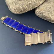  Norwegian Silver & Enamel Bracelet From Einar Modahl