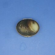 19th Century Agate And Gilt Metal Oval Box