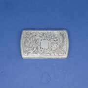 Continental Engraved Silver Box